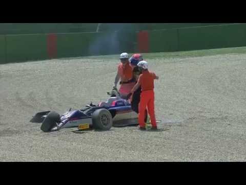 HUGE CRASH Formula 4 Race 1 Imola 2016 Federico Malvestiti