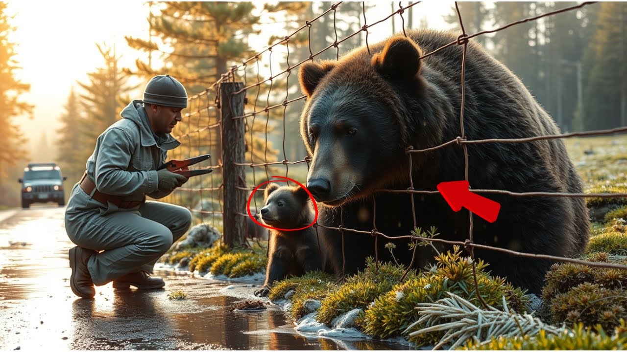 This Mother Bear Got Caught in a Fence—How She Was Rescued Will Warm Your Heart!