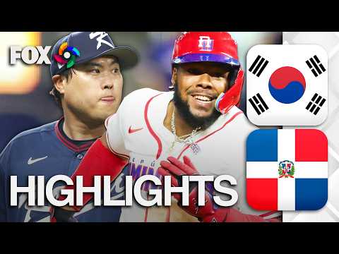 Republic of Korea vs. Dominican Republic Highlights ⚾️ World Baseball Classic on FOX