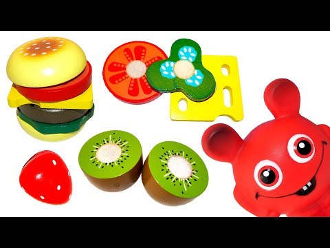 Babblarna lek och lär - Babblarna äter mat och busar - Lär dig färger på svenska