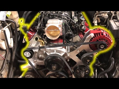 S10 LS SWAP PT 16: Installing the INTAKE and ACC Drive