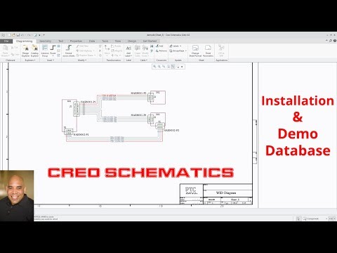 Creo Schematics - Installation and Demo Database | Creo Parametric Cabling