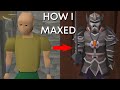 How I maxed in OSRS