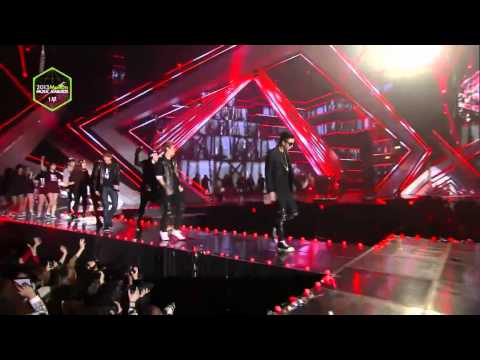 2013-11-14 Melon Music Awards BTS & Baechigi