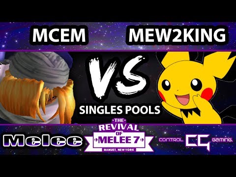 RoM 7 - CT EMP | Mew2King (Pichu, Kirby) Vs MCem (Sheik) SSBM Pools - Smash Bros. Melee