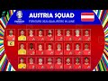 AUSTRIA SQUAD 🇦🇹 • EURO 2024 Qualifiers in June 2023 | FAN Football