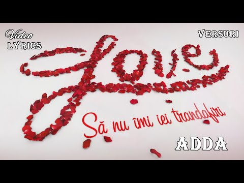 ADDA - Sa nu-mi iei trandafiri 🌹 (Lyrics) (Adrian Funk X OLiX Remix)