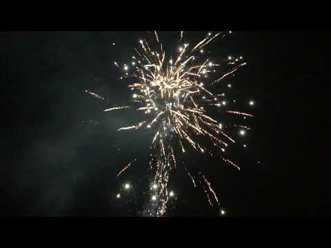 Silvester 2019/2020  2x Funke Sulphur Crown & 1x Pyrocentury Gold Blauer Himmel 🧨🎊😀🧨