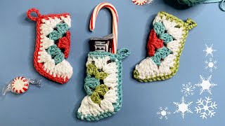 15 Minute Granny Square Stocking! 🧶🎄