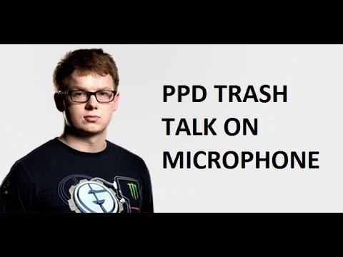 PPD Trash Talking to his Teammates on Microphone - Dota 2