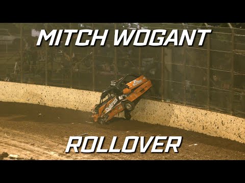 Junior Sedans: Mitch Wogant Rollover - Kingaroy Speedway