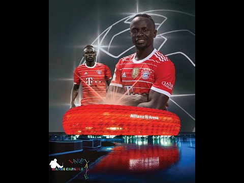 (Tuto Photoshop) Design Sportif Sans Programme Affiche Sadio Mané