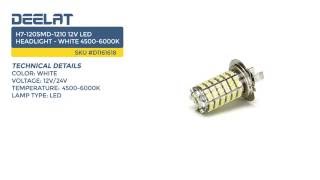 H7-120SMD-1210 12V LED Headlight - White 4500-6000K