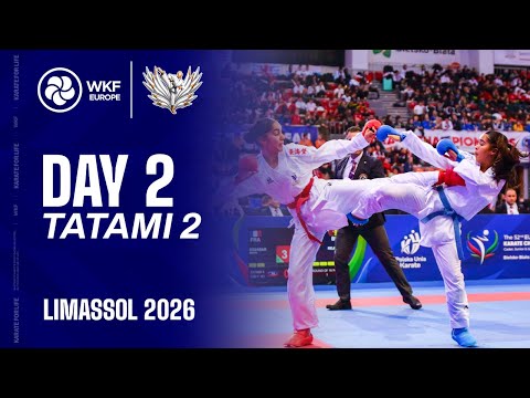 EKF KARATE  | Day 2 - Tatami 2 | EKF Cadet, Junior & U21 Championships
