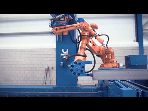 Steel beam construction and assembly - robotics in structural steel production