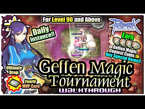 Ragnarok Online - Geffen Magic Tournament Walkthrough - Daily Instance Guide ☆ LUCKY STAR