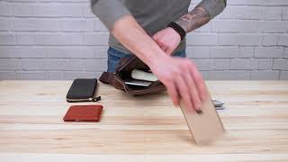 Сумка чоловіча шкіряна 14846 Vintage коричнева