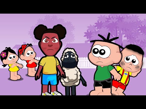 Cebolinha e Cascão em  Amanda Aventureira the Adventurer a Misteriosa