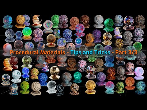 C4D / Redshift Material Library - Tips and Tricks - Part 3/3