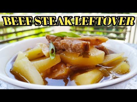 BEEF STEAK LEFTOVER RECIPE | BEEF STEW WITH POTATOES