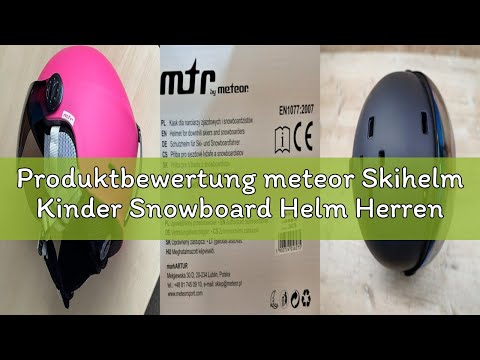 Produktbewertung meteor Skihelm Kinder Snowboard Helm Herren Ski Helmet fur Mädchen Jungen Skihelm D