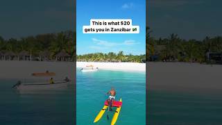 Ride a waterbike 🚴🏾‍♂️ in Zanzibar? 🇹🇿 📍 Kendwa Beach 🏝️ #zanzibar