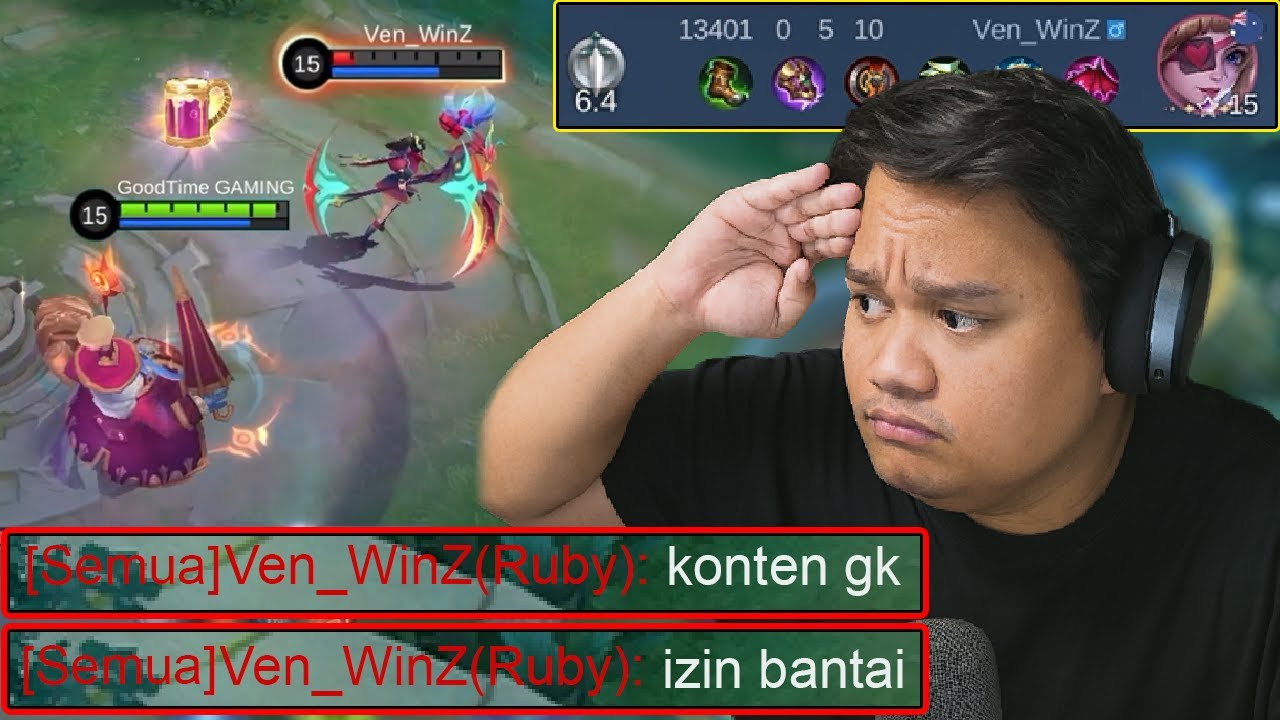 Bocil Caper Nge BACOT “ izin bantai “ Kiraen Keras ternyata KERTAS! Malah Jadi BEBAN buat Team nya🤣