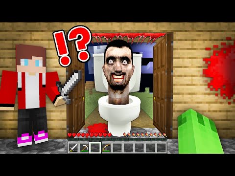 Scary SKIBIDI TOILET vs JJ and Mikey is CHASING at 3:00 PM in Minecraft Challenge Maizen JJ Mikey