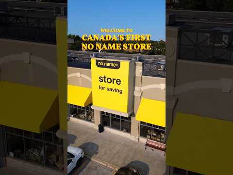 Would You Shop At Canada's First No Name Store? #noname #nonamestore #loblaws #windsorON #groceries