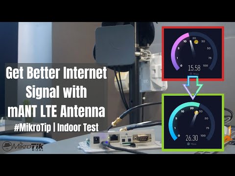 MIKROTIK MTAO-LTE-5D-SQ Mikrotik mANT LTE 5o - 5dBi LTE antena su 2 x SMA jungtimis video