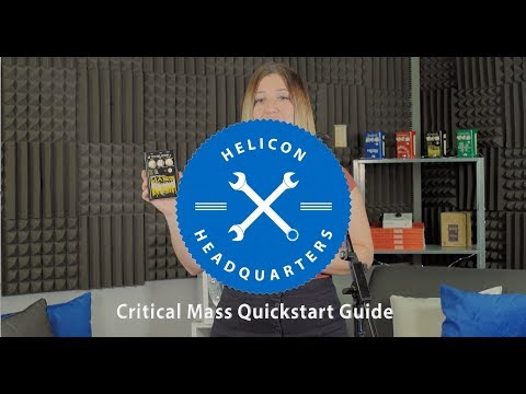 Руководство пользователя педали эффектов TC Helicon Critical Mass