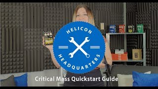 Helicon Headquarters || Critical Mass Quickstart Guide