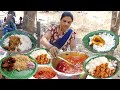 Cheapest RoadSide Unlimited Meals Indian Street Food Meals Vegmeals NonVegMeals