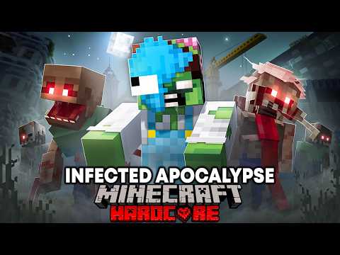 Surviving An Infected Zombie Apocalypse in Minecraft Hardcore