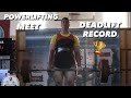 Powerlifting Competition and a Deadlift Record