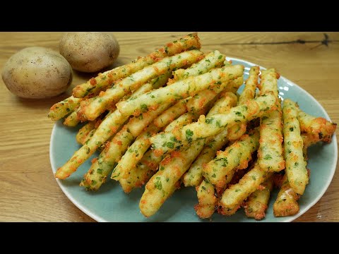 Crispy Fried Mozzarella Potato Slices