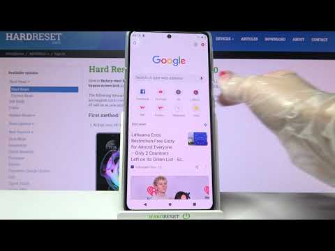 How to Enable Automatic Screen Rotation in Motorola Edge 20 - Turn On Auto Rotation