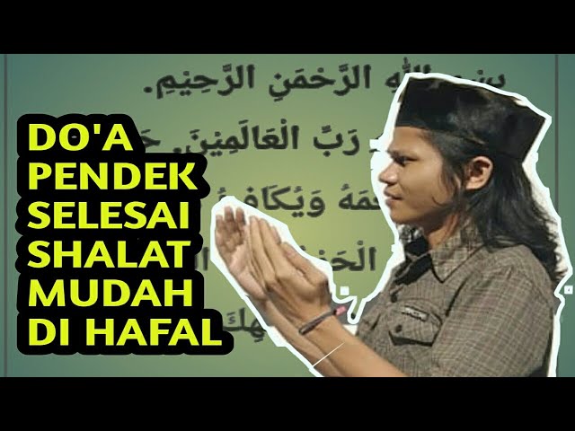 Video Pronunciation of Doa in Indonesian