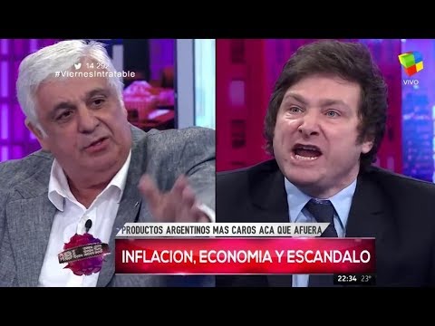 Javier Milei contra Alberto Samid: "Sos un bruto" Intratables- 27/01/17