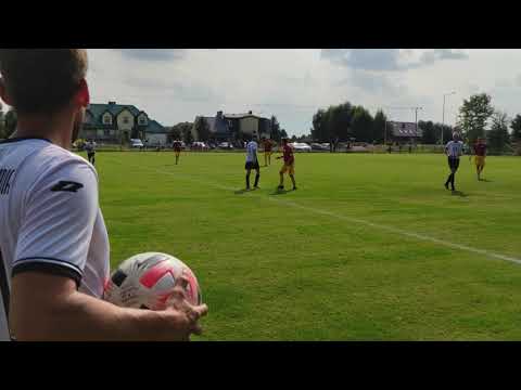 Piast Lutynia 5:1 Dąb Pruszowice pierwszy mecz w Lutyni w A klasie