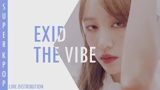 |Exid| The Vibe [아끼지마] // Line Distribution