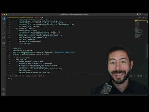 Code Walk Thru: PyTorch Embeddings Tutorial 03