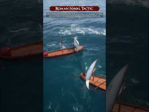 Roman Naval Tactic - Harpago #rome #spqr #documentary #tactic #military #naval #battle #fyp #fypシ
