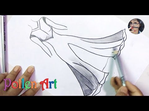 Indian Dress Designs Sketches  - S Pollen
