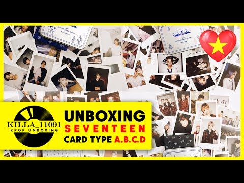 [Unboxing] SEVENTEEN Encore Concert "Like Seventeen" Photocard type A,B,C,D