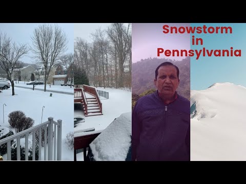 Snowstorm in Pennsylvania