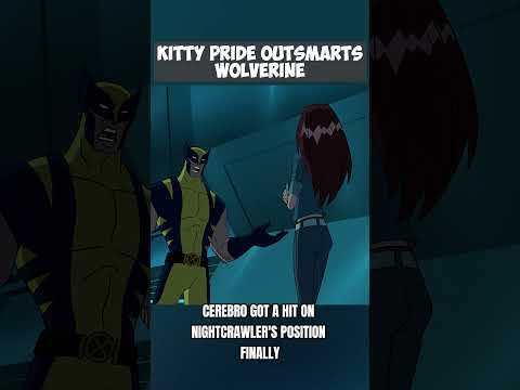 Kitty Pride Outsmarts Wolverine 🤣 #wolverine #xmen #marvel