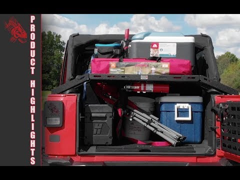 FB25113 & FB25116 JL Wrangler & JK Wrangler Interior Storage Rack Product Highlights
