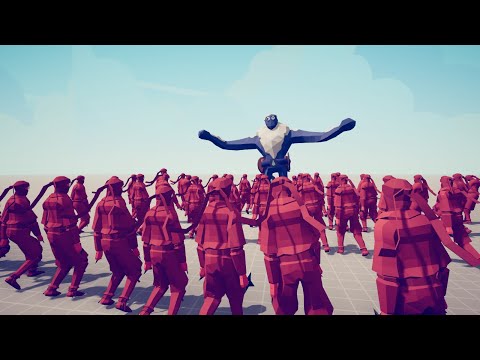 Ice Giant VS 60x Ninja -Totally Accurate Battle Simulator TABS