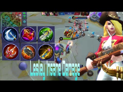 Lesley Montage Insane damage-mobile legends Bang bang